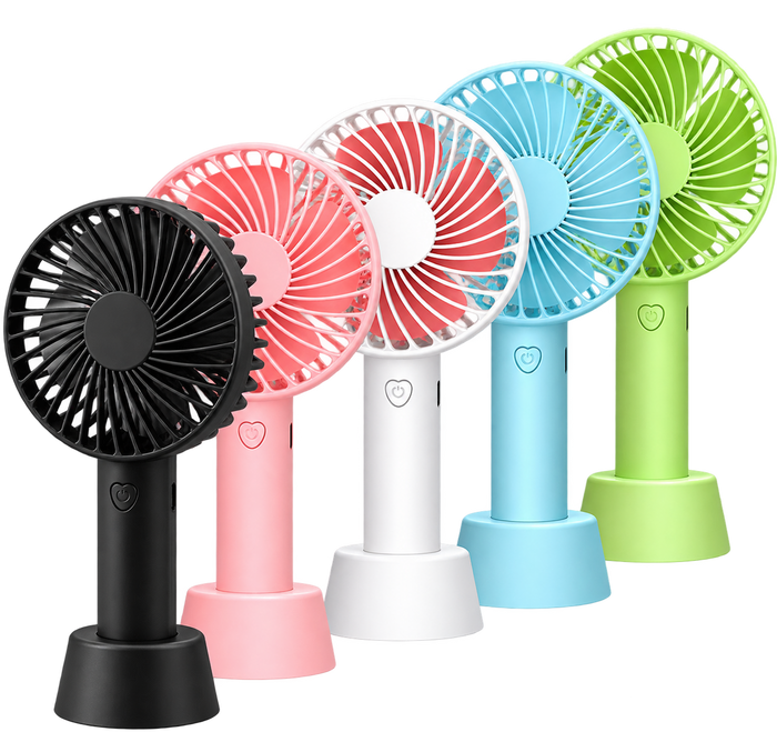 Portable USB Rechargeable Fan – Compact Battery-Powered Mini Hand Fan