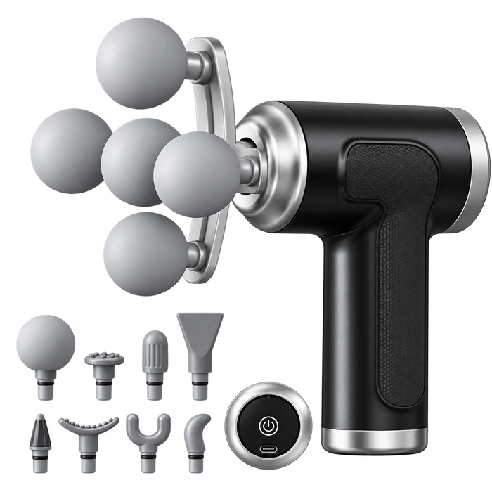 High-Power 5-Head Electric Massage Gun
