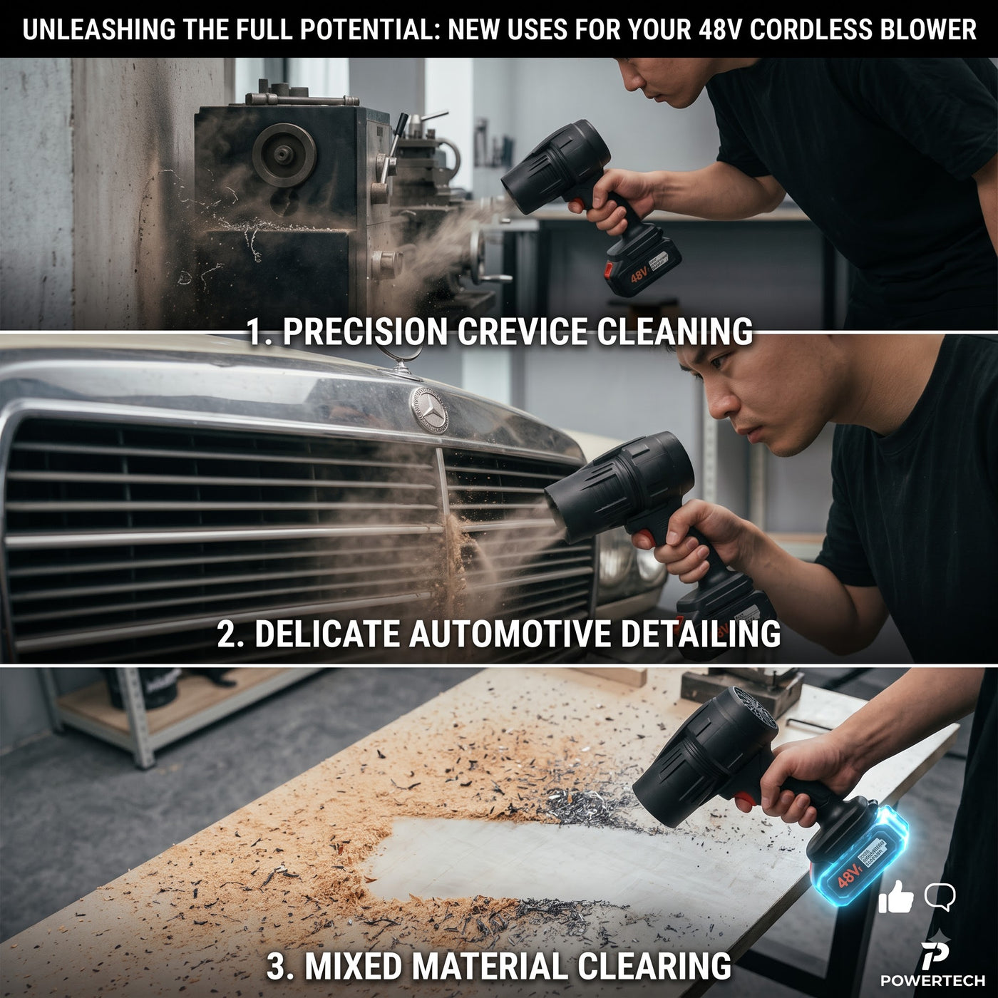 Violent Fan Cordless Air Blower (Wireless)